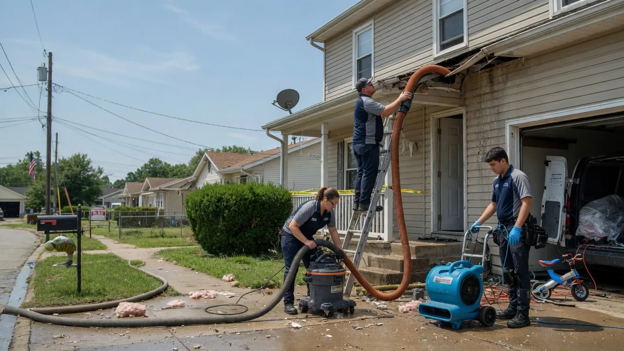 Water Damage Restoration in Evansville, AR near me